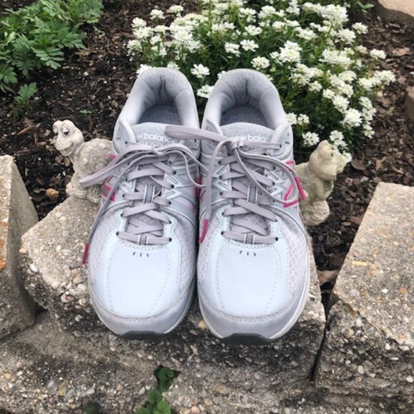 NEW BALANCE 847 V2 WOMENS WALKING SHOES GRAY PINK WW847GR2 SIZE 6-1/2M - Picture 3 of 14